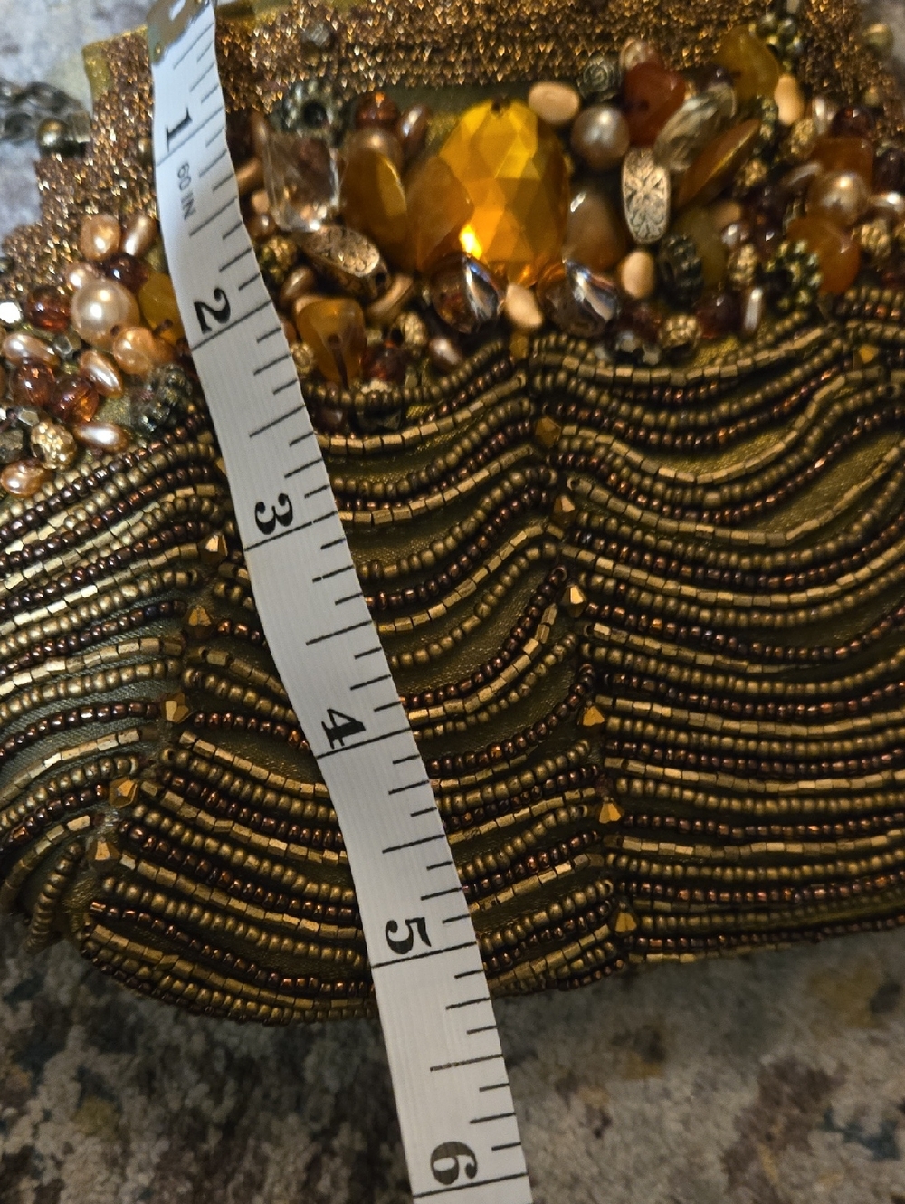 Embellished Mary Frances Beaded Evening Clutch Bag Purse Gorgeous - Picture 7 of 8